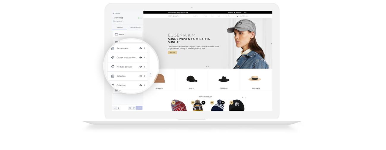 модная многостраничная элегантная тема shopify