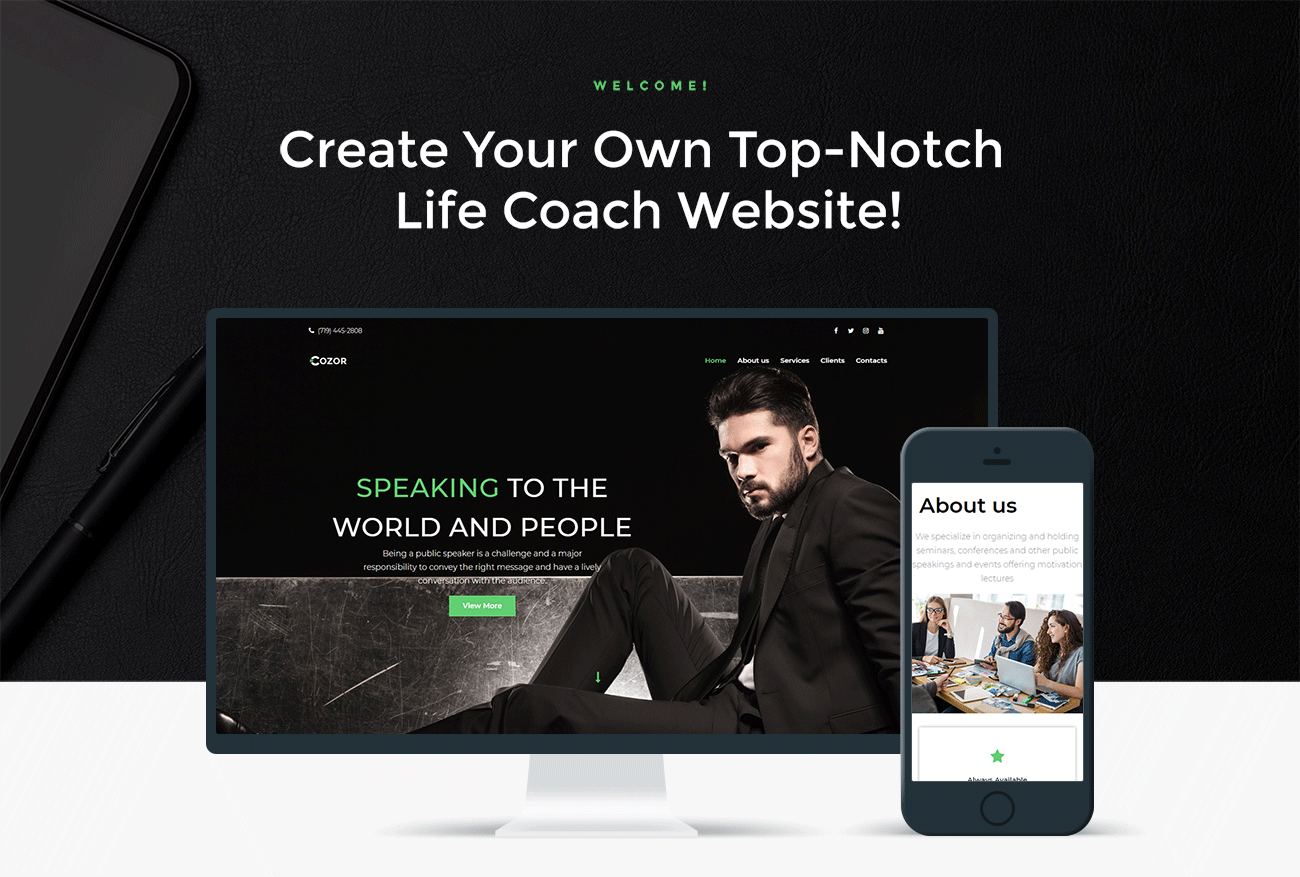 life couch многофункциональная анимированная тема wordpress elementor