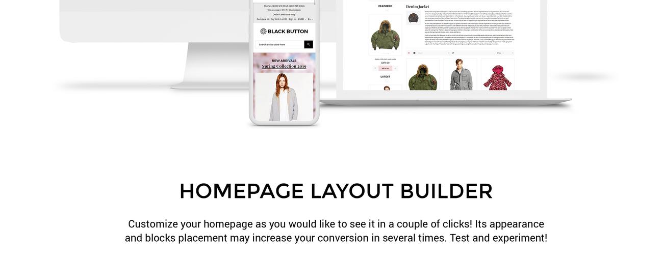 модный магазин элегантный шаблон opencart