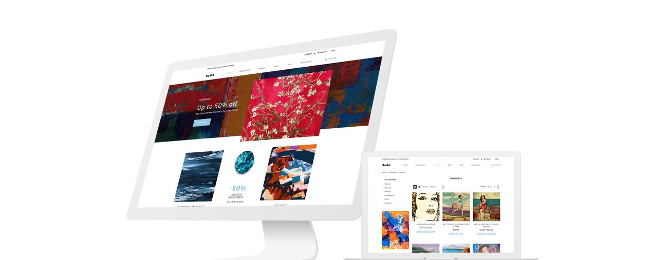 art clean creative shopify тема