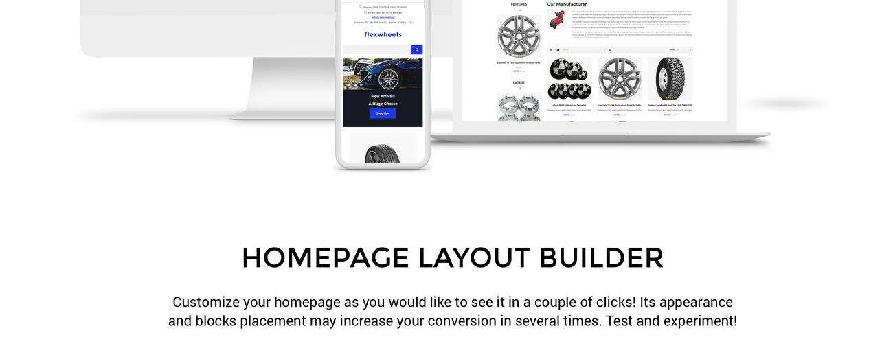 колеса и шины чистый шаблон opencart