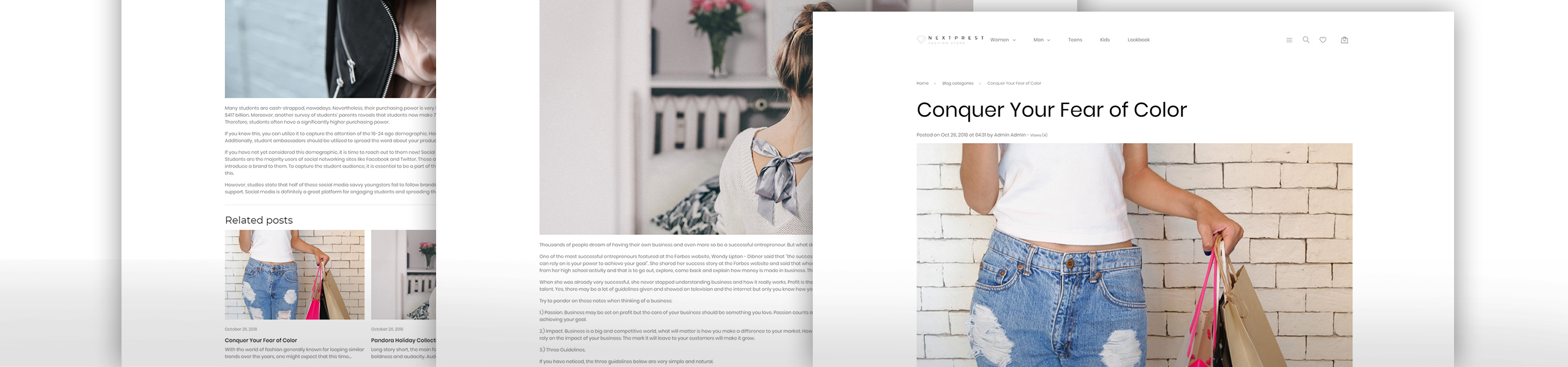 модный магазин clean bootstrap ecommerce prestashop theme