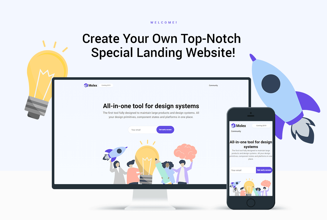 специальная посадочная тема wordpress elementor