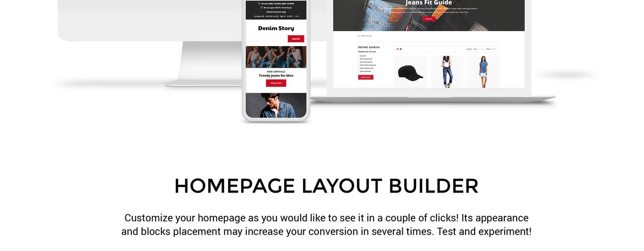commerce clean opencart шаблон