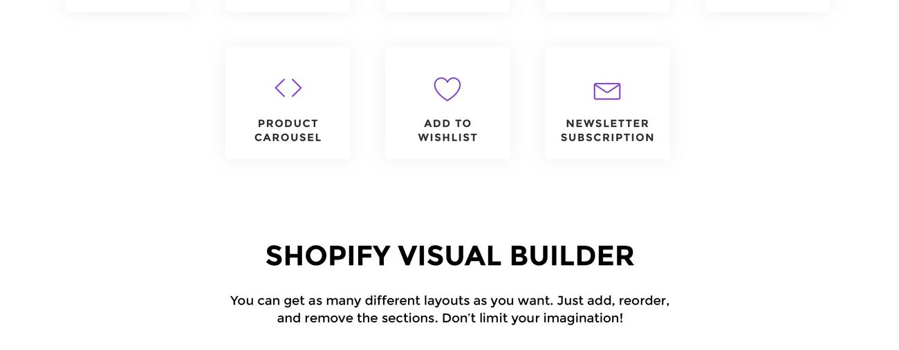 типография многостраничная современная тема shopify