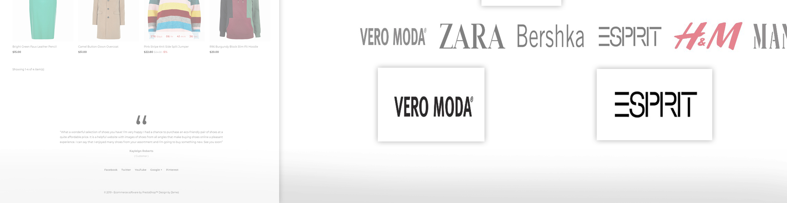 модный магазин clean bootstrap ecommerce prestashop theme
