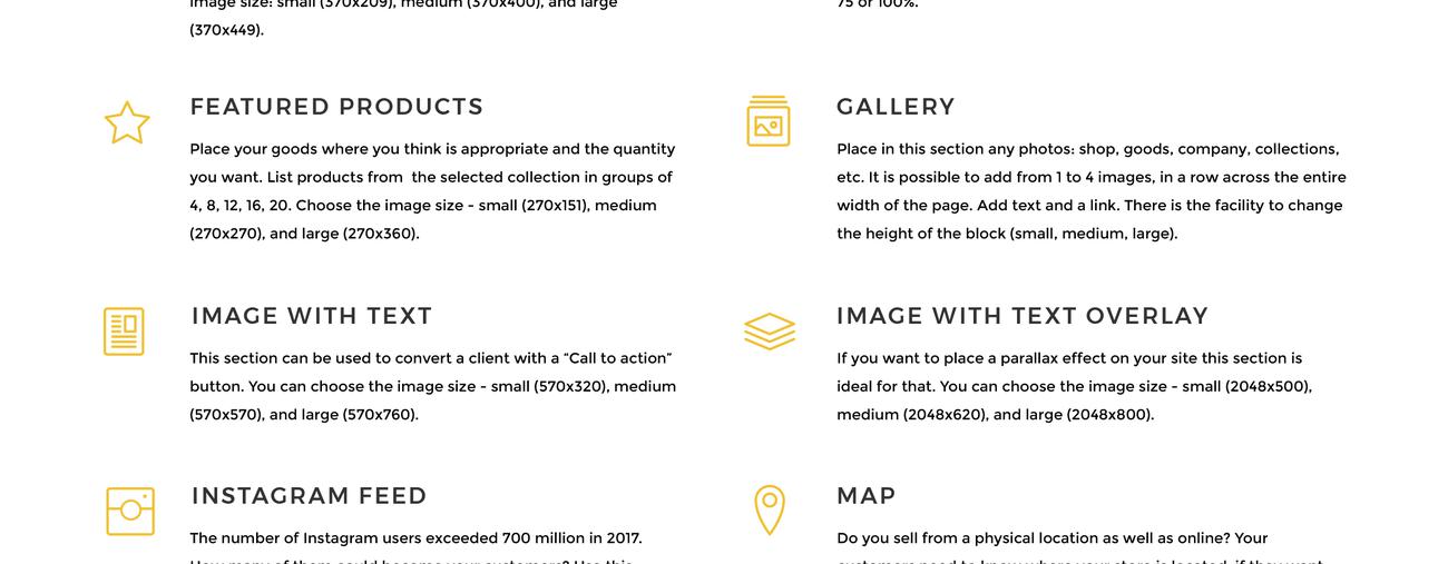 используйте современную тему shopify