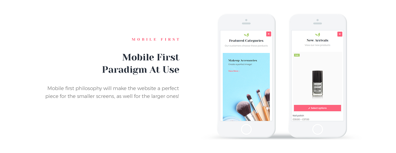 косметика ecommerce modern elementor woocommerce theme