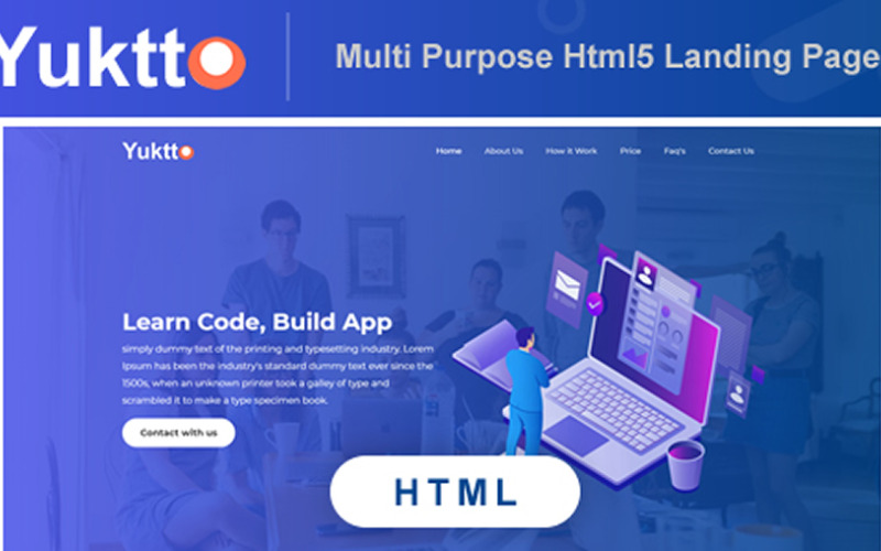 многоцелевой html5 отзывчивый шаблон бизнес-сайта