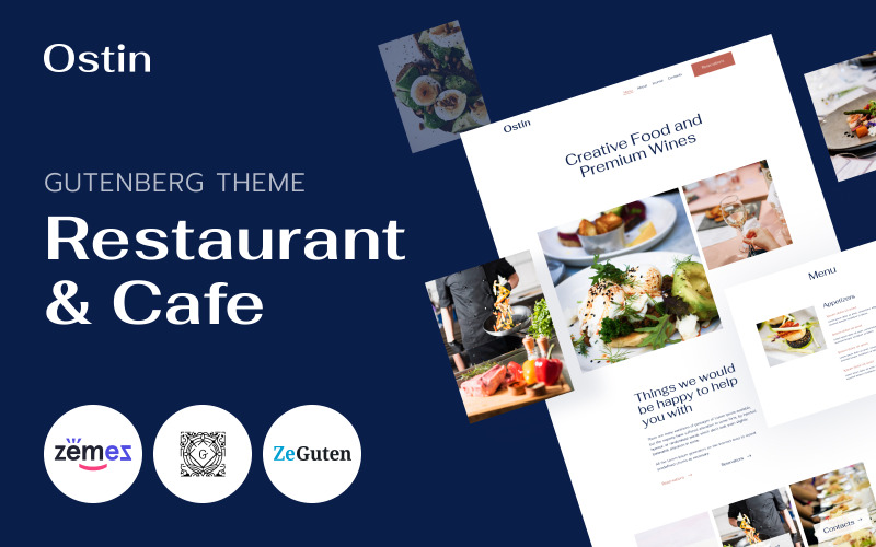 Restaurant WordPress Theme for Gutenberg WordPress Theme