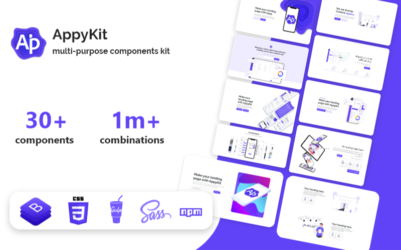 App & Software HTML Landing Page Template