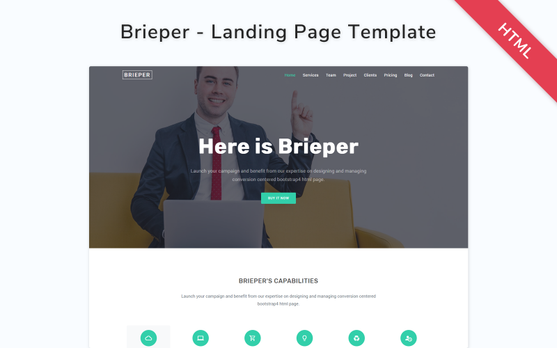 Responsive Landing Page Template