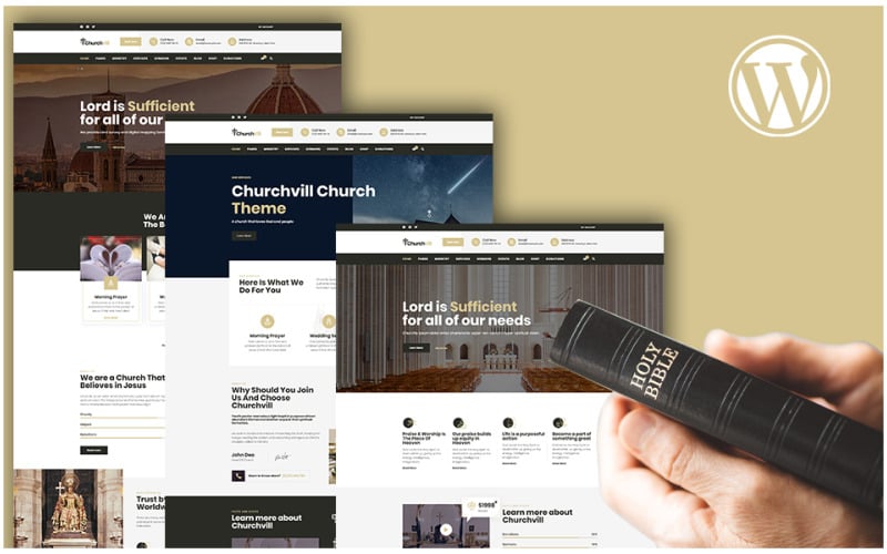 церковная тема wordpress