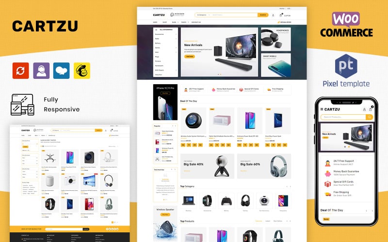 тема многоцелевого электронного магазина woocommerce