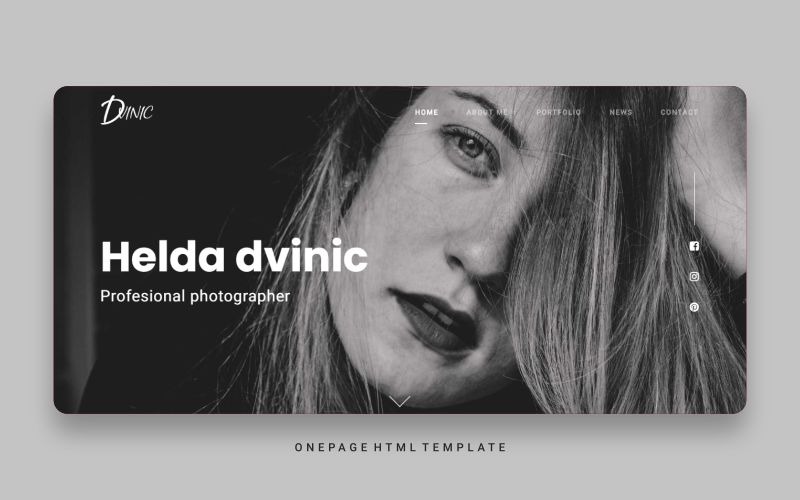 универсальный шаблон целевой страницы html портфолио