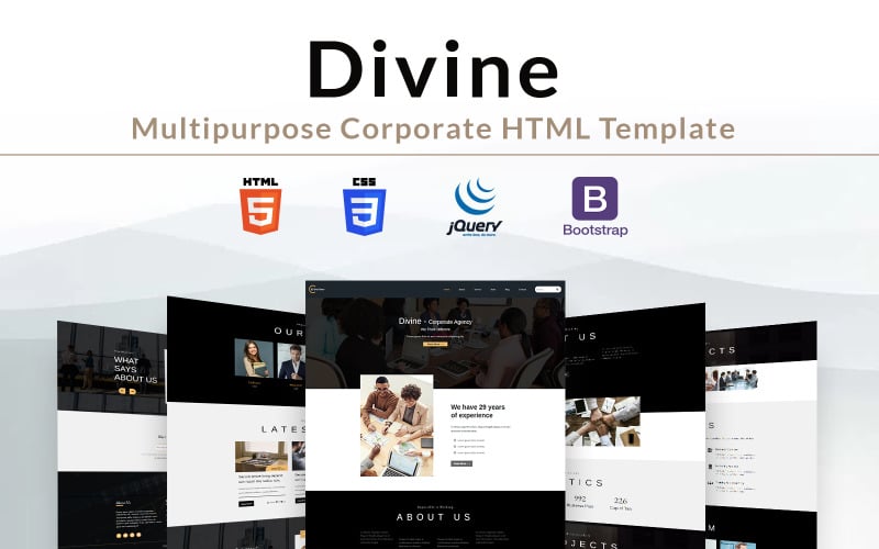 Multipurpose Corporate HTML Website Template
