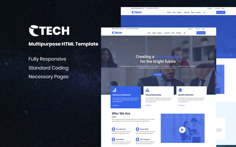 Multipurpose HTML Website Template