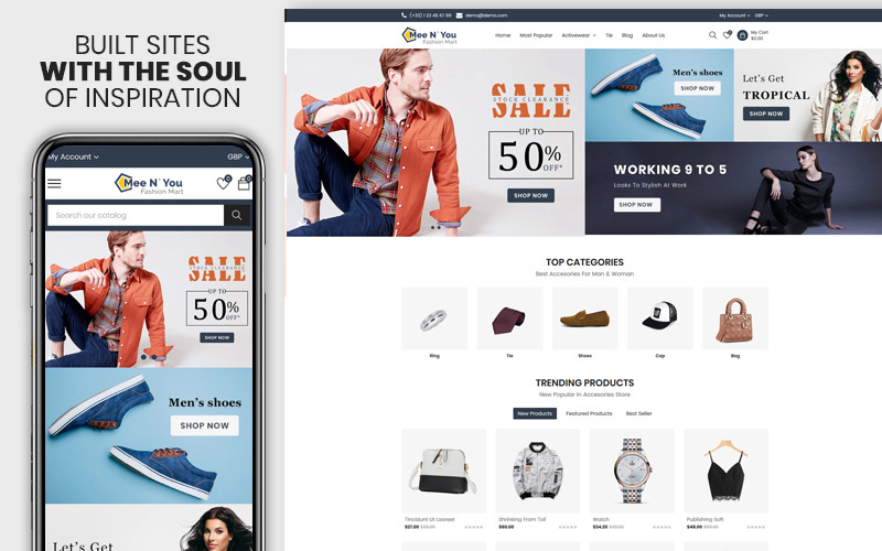 тема fashion mart responsive shopify