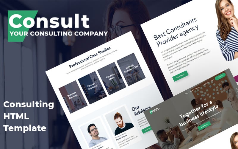 Consultation Firm Website Template