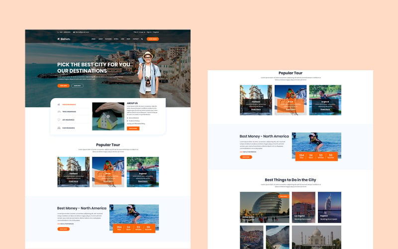 Travel Agency HTML5 Website
