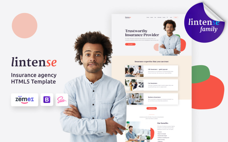 Creative HTML Landing Page Template