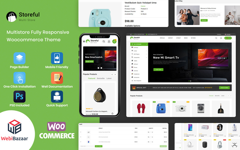 многоцелевая электроника тема woocommerce