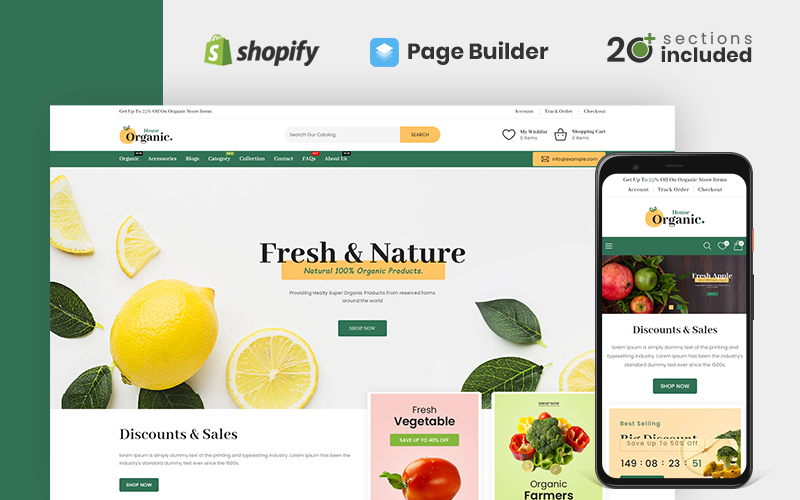 Organic House Store Shopify Theme