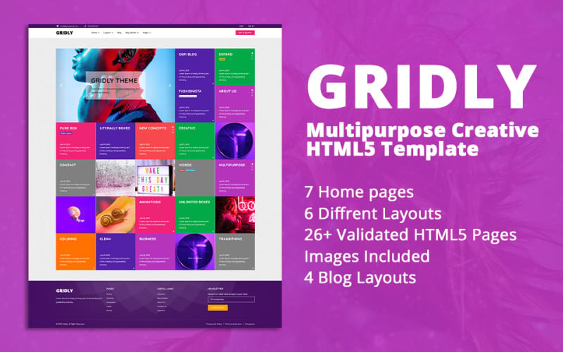 Multipurpose Creative HTML5 Website Template