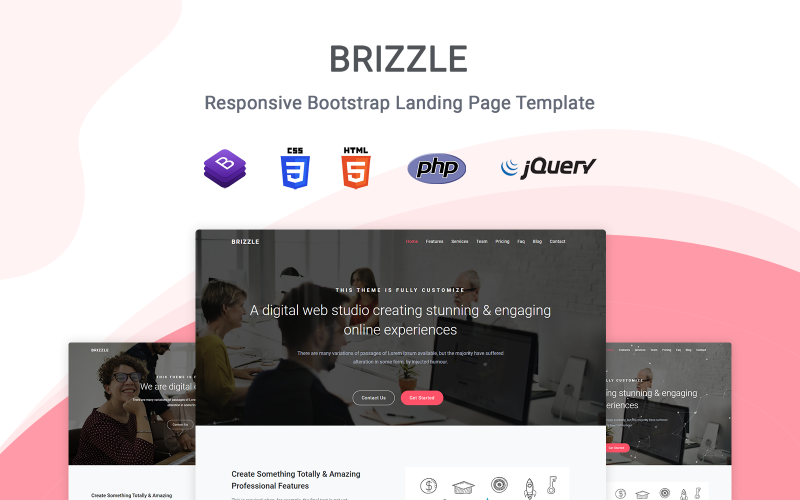 Bootstrap Landing Page Template