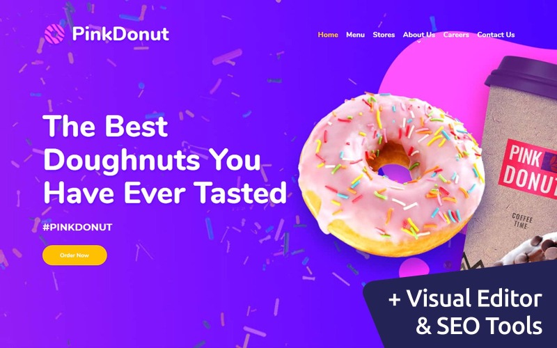 шаблон cupcake bakery moto cms 3