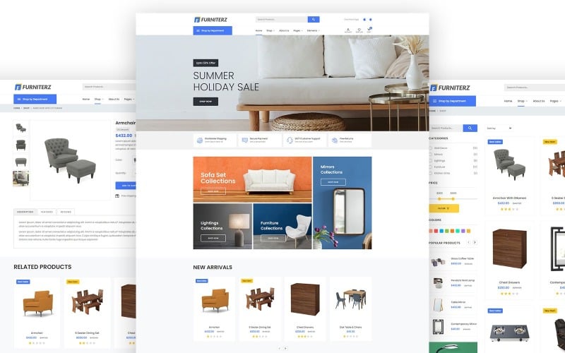 commerce Website Template