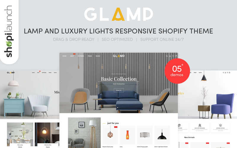 Lamp &amp; Luxury Lights Responsive Shopify Theme