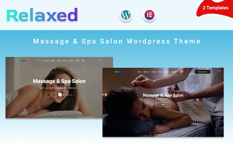 Massage &amp; Spa Salon WordPress Theme