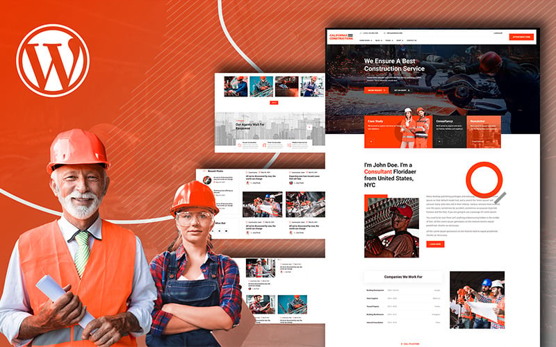 Construction &amp; Tools Shop WordPress Theme