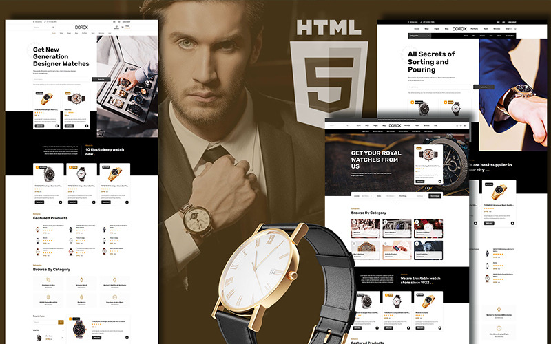 Dorox Luxurious Accessories Website Template