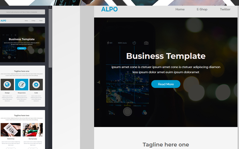 Responsive Email Newsletter Template