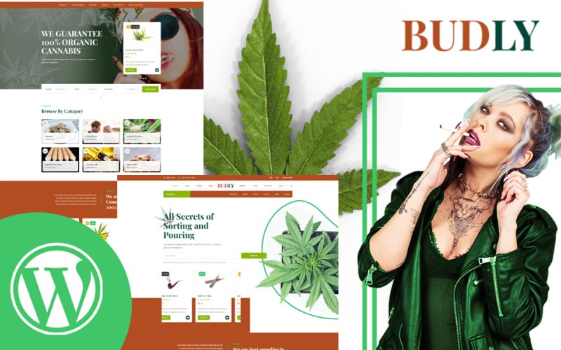 Cannabis Shop WordPress Theme