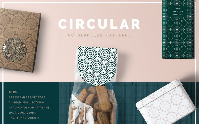 Download Pattern "Circular  Set Pattern" / Circular  Set Pattern - Pattern на тему графика pattern,pattern set,vector,print,fashion,craft