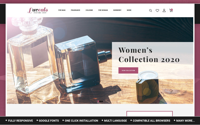 Perfume Store OpenCart Template