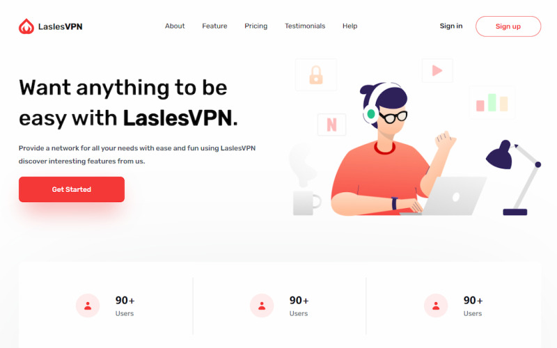 Product Profile Landing Page Template