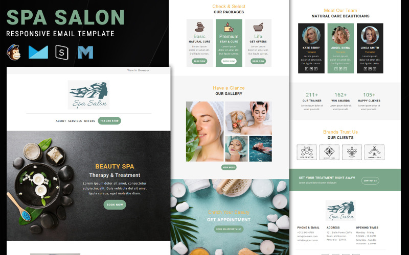 Spa Salon Newsletter Template