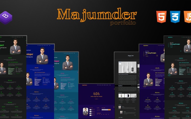 2 Portfolio Landing Page Template