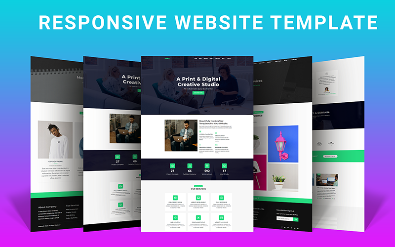 Responsive Bootstrap Website Template