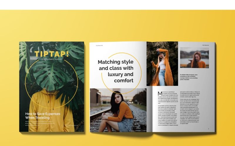 Download Magazine Template "MG15 Tiptap Magazine Template" / MG15 Tiptap Magazine Template - Magazine Template на тему графика a4,adobe indesign,book,catalogs,cover,furniture,information,journal,letter,magazine,newspaper,page,paper,print,project,template