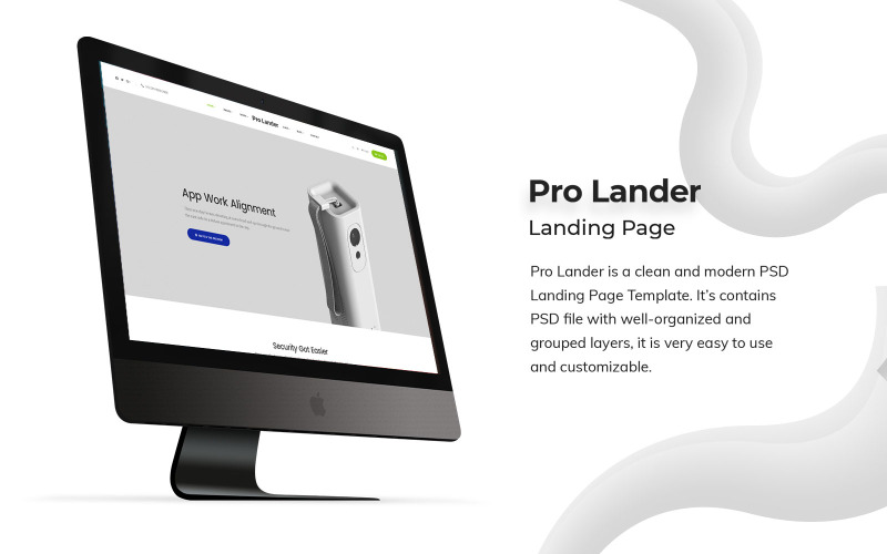 Download PSD шаблон "Product Landing Page PSD Template" / Product Landing Page PSD Template - PSD шаблон на тему графика product,landing,page,psd,templates,template,pro,lander,pages,website,web,ui,kit,ux,pack,application,backend,panel,project,management