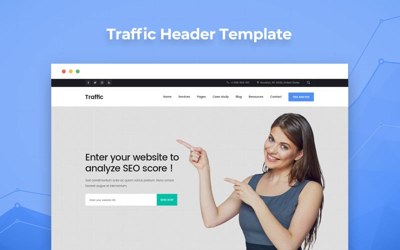 Download PSD шаблон "Traffic Header PSD Template" / Traffic Header PSD Template - PSD шаблон на тему графика traffic,header,psd,templates,template,web,websites,ui,ux,kit,kits,packs,pack,application,backend,panel,project,management
