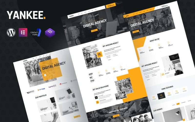 тема wordpress digital agency elementor