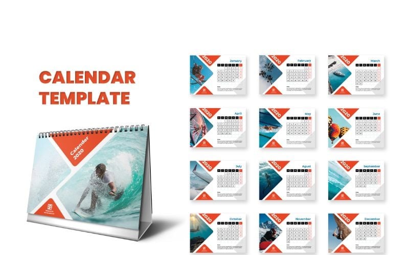 Download Planner "DC 4 Surfing Planner" / DC 4 Surfing Planner - Planner на тему графика calendar,year,date,wall,desk,month,new,happy,startup,holiday,geometric,creative,professional,calender,2020