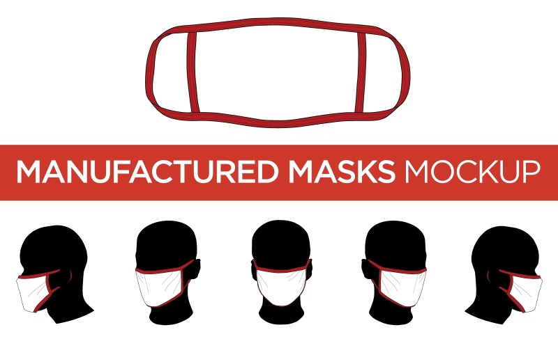 Download Мокап для продукта "Manufactured Mask - Vector  Template product mockup" / Manufactured Mask - Vector  Template product mockup - Мокап для продукта на тему графика manufactured masks,face masks,masks,vector,graphic,template,mockup,layers,angles,perspective,drawing,adobe illustrator,royalty free vectors,eps,svg,ai,pdf,dxf,illustration,techinical