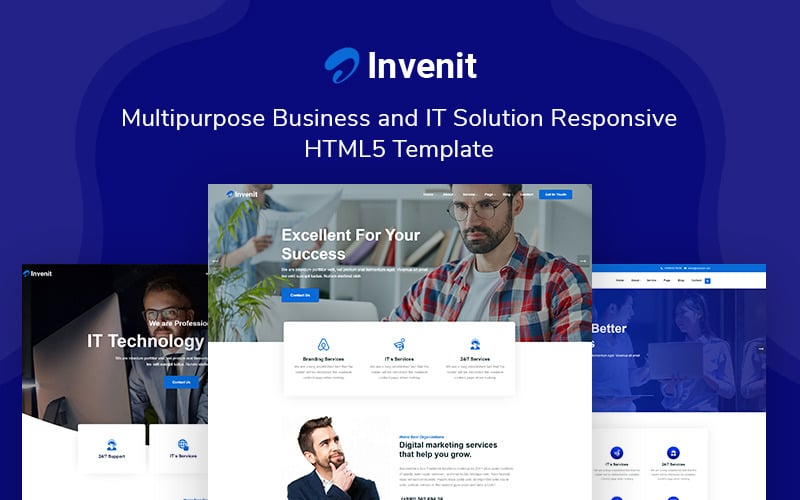 Multipurpose Business and IT Solution Responsive